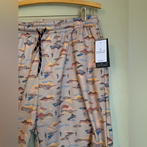 Public record lounge shorts desert cactus sweatpant shorts - Picture 3 of 8